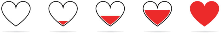 Image of Charging hearts 810px